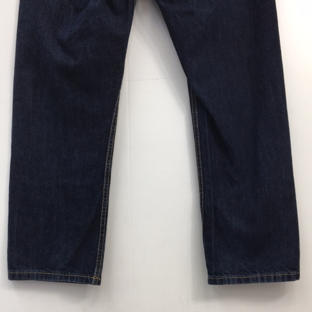 Levi's 505 Boys Husky Dark Wash Straight Jean Size 12 Husky EXCELLENT Condition - Picture 5 of 7